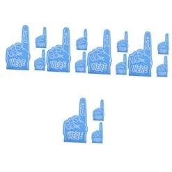 Unomor 15 Pcs Foam Fingers Sports Toys Girl Toy Toys In Bulk Pom Poms Cheerleading Party Soccer Finger Celebration Pom Poms Party Toys Football Game Noise Makers Sports Fan Finger
