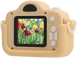 SALUTUY Cartoon Digital Camera, Friction Resistance Kids Camera 1-4x Music Play Built In Puzzle Games For Gift For Taking Pictures Recording(Pink) -Folkmanis Toys Shop 41Hm5YbkzIL. AC