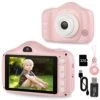 Kids Camera, 40MP/30MP/28MP/12MP Digital Camera For Kids Gifts, 3.5 Inch Large Screen 1080P Digital Video Camera For Kids With 32GB SD Card, SD Card Reader For 3-10 Year Old Children's Camera(Pink)