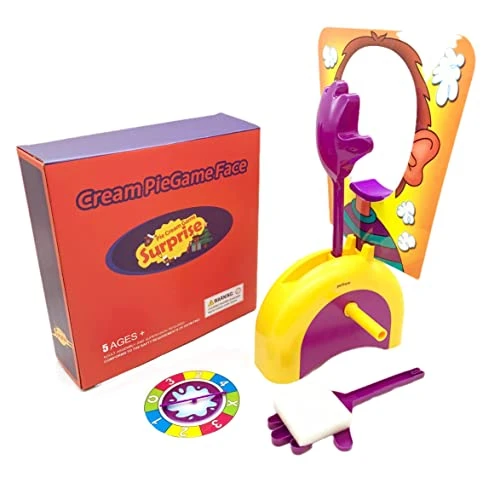 Perfrom Cream Face Game,The Pie Cream Face Toys,Fun Family Board Games For Kids,Whipped Cream(Not Included,Can Use Water Instead) 4 Perfrom Cream Face Game,The Pie Cream Face Toys,Fun Family Board Games For Kids,Whipped Cream(Not Included,Can Use Water Instead) - Image 2