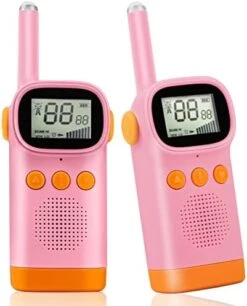 Walkie Talkie For Kids, 22 Channels 2 Way Radio 3 Km Long Range Walkie Talkies Handheld, Toys For 3-12 Year Old Boys Girls, Gift Toys For Boys And Girls To Outside, Hiking, Game Camping (Blue&Blue) -Folkmanis Toys Shop 41IOK16UwL. AC