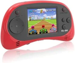 Kids Handheld Games 16 Bit Retro Video Games Console With 220 HD Electronic Games - 2.5'' LCD Portable Travel Games Entertainment Gifts For Boys Girls Ages 4-12 (Classic Red) 15 Kids Handheld Games 16 Bit Retro Video Games Console With 220 HD Electronic Games - 2.5'' LCD Portable Travel Games Entertainment Gifts For Boys Girls Ages 4-12 (Classic Red) -Folkmanis Toys Shop 41IP7 e RFL. AC