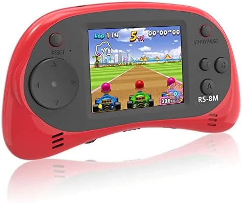 Kids Handheld Games 16 Bit Retro Video Games Console With 220 HD Electronic Games - 2.5'' LCD Portable Travel Games Entertainment Gifts For Boys Girls Ages 4-12 (Classic Red) 8 Kids Handheld Games 16 Bit Retro Video Games Console With 220 HD Electronic Games - 2.5'' LCD Portable Travel Games Entertainment Gifts For Boys Girls Ages 4-12 (Classic Red) - Image 6