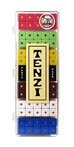 TENZI Party Pack Dice Game - A Fun, Fast Frenzy For The Whole Family - 6 Sets Of 10 Colored Dice With Storage Case - Colors May Vary 3 TENZI Party Pack Dice Game - A Fun, Fast Frenzy For The Whole Family - 6 Sets Of 10 Colored Dice With Storage Case - Colors May Vary