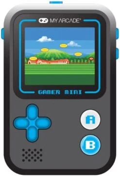 My Arcade Gamer Mini Classic-Blue: Miniature Handheld Gaming System Packed With 160 Games, 1.8" Color Display (DGUN-3926) -Folkmanis Toys Shop 41IYxYyZ0AL. AC