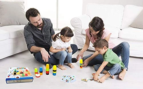 WOBOX Quick Cups Games For Kids,Speed Cup Game Set For Family,54 Cards,24 Cups,24 Stickers,1 Bells,Classi Stacks Cups Set For Kid & Adults 6 WOBOX Quick Cups Games For Kids,Speed Cup Game Set For Family,54 Cards,24 Cups,24 Stickers,1 Bells,Classi Stacks Cups Set For Kid & Adults - Image 4