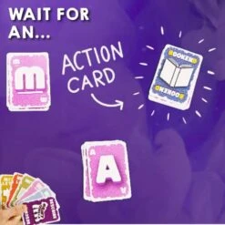 Format Games Noggin Party Game - Hilarious Fast-Thinking Word Game, Challenging & Addictive Strategy Card Game, Ages 10+, 3+ Players,10 Minute Playtime, Made -Folkmanis Toys Shop 41IrAtQt5BL