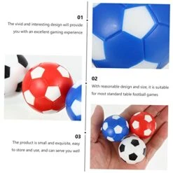 Kisangel 24 Pcs Football Machine Ball Mini Footballs For Kids Kid Soccer Ball Professional Soccer Ball Foosball Tabletop Game Mini Soccer Replacement Foosballs Table Football Accessories -Folkmanis Toys Shop 41IrYbu1KvL