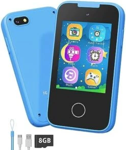 Shiningstone Kids Toddler Toy Phone For Girls Boys Age 3-6, MP3 Music Player With Dual Camera, Kids Phone For Boys 3 4 5 6 7 Year Old, Best Christmas Birthday Gifts For Kids(Blue) 11 Shiningstone Kids Toddler Toy Phone For Girls Boys Age 3-6, MP3 Music Player With Dual Camera, Kids Phone For Boys 3 4 5 6 7 Year Old, Best Christmas Birthday Gifts For Kids(Blue) -Folkmanis Toys Shop 41IroUoF5oL. AC
