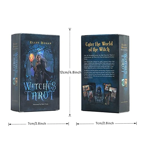 Fankexi Tarots Cards Deck With Guidebook, 78 Witches Tarot Cards Deck Fortune Telling Game, Fate Divination Tarot Card, Durable Tarot Cards,Standard Tarot Decks For Beginners & Expert Readers 4 Fankexi Tarots Cards Deck With Guidebook, 78 Witches Tarot Cards Deck Fortune Telling Game, Fate Divination Tarot Card, Durable Tarot Cards,Standard Tarot Decks For Beginners & Expert Readers - Image 2