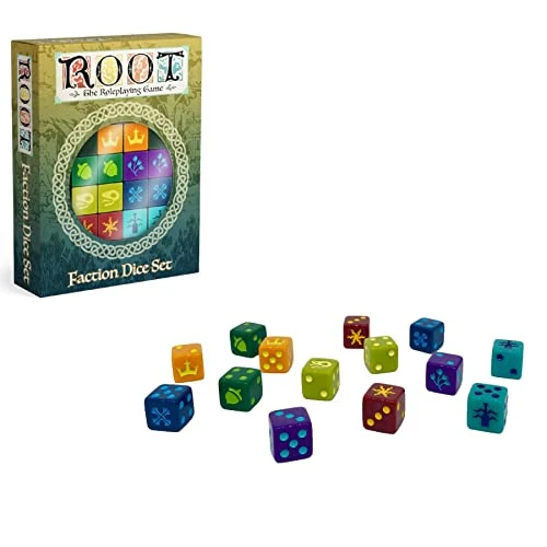Magpie Games: Root RPG, Faction Dice Set, S, Quick And Easy To Learn, Packed With Intense Play, Dice For Each Of The Seven Different Fractions Of The Woodland 4 Magpie Games: Root RPG, Faction Dice Set, S, Quick And Easy To Learn, Packed With Intense Play, Dice For Each Of The Seven Different Fractions Of The Woodland - Image 2