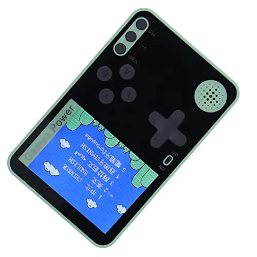 Retro Handheld Games Console, 500 Classic Popular Games, 2.4In HD Color Screen, Ultra Slim Card Gaming Player, Portable Arcade Game Machine, Gifts For Boys Girls (Green) 4 Retro Handheld Games Console, 500 Classic Popular Games, 2.4In HD Color Screen, Ultra Slim Card Gaming Player, Portable Arcade Game Machine, Gifts For Boys Girls (Green) - Image 2