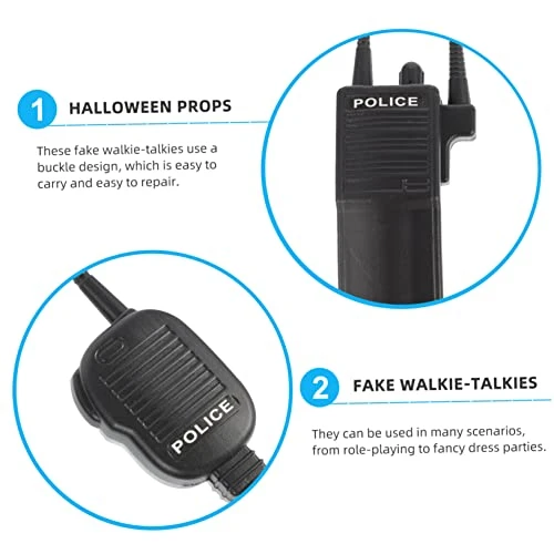 ABOOFAN 2 Sets 2pcs Simulation Walkie-talkie Kid Speaker Toy Kids Interphone Game Prop Toddler Toys Prom Toys For Kids Halloween Supply Trick Props Child Make Up Plastic Speakers 8 ABOOFAN 2 Sets 2pcs Simulation Walkie-talkie Kid Speaker Toy Kids Interphone Game Prop Toddler Toys Prom Toys For Kids Halloween Supply Trick Props Child Make Up Plastic Speakers - Image 6