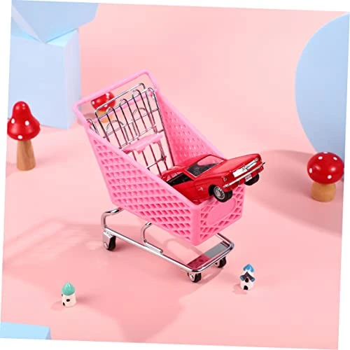 Mini Brands Series 4 4pcs Mini Stuff Cake Shopping Trolley Desk Storage Miniature Supermarket Cart Small Supermarket Trolley 5 Mini Brands Series 4 4pcs Mini Stuff Cake Shopping Trolley Desk Storage Miniature Supermarket Cart Small Supermarket Trolley - Image 3
