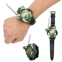 LIULDASHUN 2pcs 7 In 1 Walkie Talkies Watch Two-Way Radio Walky Talky With Flashlight Outdoor Game Phone Toy Game And Gifts, Phone Toy Game And Gifts -Folkmanis Toys Shop 41JZExf0c1L