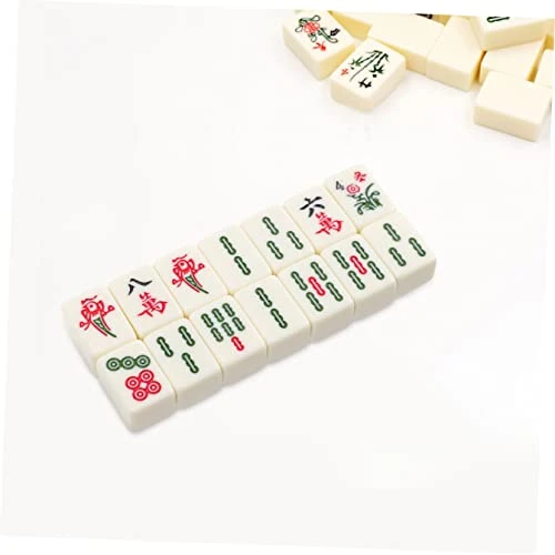 FELTECHELECTR 1 Set Mini Toy Mini Chess Board Travel Set Mahjong Table Chinese Mahjong Tile Chinese Mahjong Game Set Home Mahjong Set Travel Mahjong Plaything Travel Table Game Mahjong Gift Fine 5 FELTECHELECTR 1 Set Mini Toy Mini Chess Board Travel Set Mahjong Table Chinese Mahjong Tile Chinese Mahjong Game Set Home Mahjong Set Travel Mahjong Plaything Travel Table Game Mahjong Gift Fine - Image 3