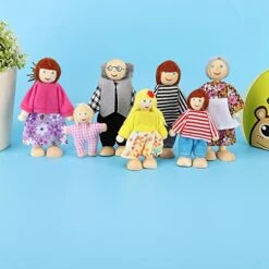 Vakitar Baby Theater Dolls Accessories Kids Toys,for Home,Children Gift Game Cartoon Finger Puppets(A Family Of 7) -Folkmanis Toys Shop 41Jr7vHGLxL