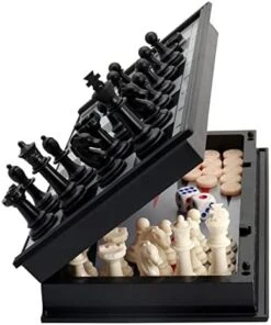 KAILE 10" Magnetic Chess Sets - 3 In 1 Travel Chess Checkers Backgammon Set With Folding Case - Portable Elastic Bag…, 2 Players -Folkmanis Toys Shop 41Jv9QK4LKL. AC