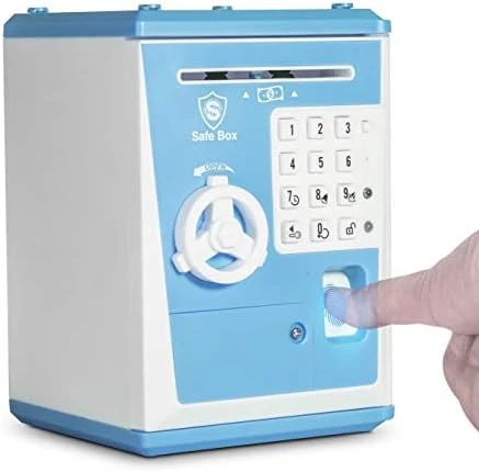 LIKE Toy Piggy Bank Safe Box Fingerprint ATM Bank ATM Machine Money Coin Savings Bank For Kids Pink 6 LIKE Toy Piggy Bank Safe Box Fingerprint ATM Bank ATM Machine Money Coin Savings Bank For Kids Pink - Image 4