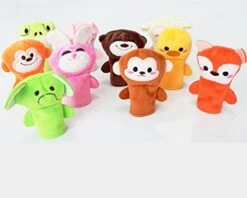 ARTEM Finger Puppets Different Cartoon Animal Soft Velvet Dolls Toys Finger Toys For Children Story Telling,Role Play,Novelty Educational(10Pcs) 14 ARTEM Finger Puppets Different Cartoon Animal Soft Velvet Dolls Toys Finger Toys For Children Story Telling,Role Play,Novelty Educational(10Pcs) -Folkmanis Toys Shop 41K4jjj5MHL