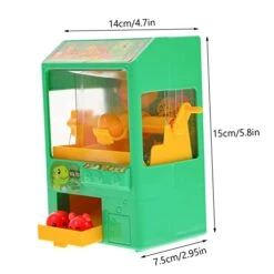 Claw Machine 1 Set Mini Claw Claw Machine Toys Desktop Toys Kids Plaything Interactive Kids Toy Mini Grab Machine Puzzle Green Child Catch Doll Plastic Dispenser Claw Game -Folkmanis Toys Shop 41K8XMTOZGL
