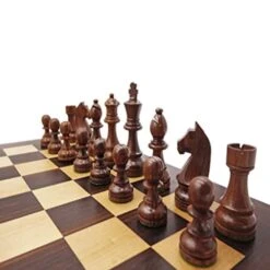 DIDI Handmade European Wooden Chess Set With Board And Hand Carved Chess Pieces Great Travel Toy Set Suitable For Gifts (Color : D) 13 DIDI Handmade European Wooden Chess Set With Board And Hand Carved Chess Pieces Great Travel Toy Set Suitable For Gifts (Color : D) -Folkmanis Toys Shop 41KAauXCDxL