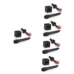 Alasum 5pcs Microphone Toddler Playset Stage Lights Toy Microphone Prop Plastic Models Infant Toys Tv Accessories Performance Microphone Prop Pretend Play Microphone Kids Microphone Toys