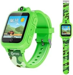 Contixo Smart Watch For Kids - Kids Watch Digital Watches With Camera Music Games Smartwatch Educational Toy For Boys Girls Ages 3 4 5 6 7 8 9 10 11 12 Year Old Birthday Gifts Ideas For Kids (Blue) -Folkmanis Toys Shop 41KV67Jiw9L. AC