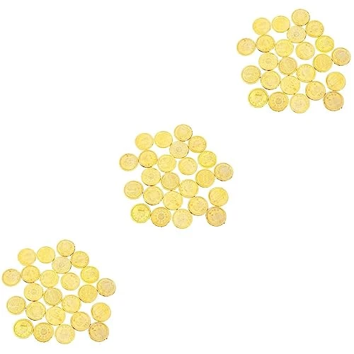 144 Pcs /2 Sets Pirates Gold Coins Plastic Currency Toy Game Props Chips Playset Party Favor For Kids 6 144 Pcs /2 Sets Pirates Gold Coins Plastic Currency Toy Game Props Chips Playset Party Favor For Kids - Image 4