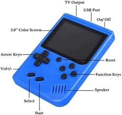 Handheld Game Console, Portable Retro Video Game Console With 400 Classical FC Games 3.0-Inch Screen 1020mAh Rechargeable Battery Support For Connecting TV -Folkmanis Toys Shop 41KhsKepuvL