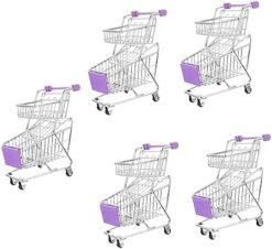 Miniature Supermarket Cart Mini Shopping Cart Plastic Playes Mini For Mini Target Shopping Cart Wheelbarrow Miniature Supermarket Cart Small Shopping Cart Shopping Cart Storage -Folkmanis Toys Shop 41Kv86YcIzL. AC