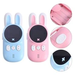 Milisten 2pcs Walkie Talkies Bunny Shaped 2 Way Radio Toy Parent- Interactive Toy For Outdoor Adventures Game, Camping, Hiking 11 Milisten 2pcs Walkie Talkies Bunny Shaped 2 Way Radio Toy Parent- Interactive Toy For Outdoor Adventures Game, Camping, Hiking -Folkmanis Toys Shop 41KwKWghtVL