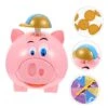 Totority Piggy Bank Desktop Toys Animal Toys Toy For Kids Money Container Pig Piggy Bank Funny Game Saving Pot Household Plastic Pink Statue Child Kids Educational Toys Funny Piggy Bank -Folkmanis Toys Shop 41L1wTjGlpL
