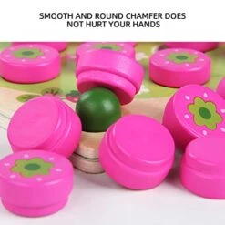 Memory Game - Travel Memory Game - Chess Game Strawberry Shape Improves Memory, Strawberry Design For Nursery, Holiday Toy Gift, Preschool Buogint -Folkmanis Toys Shop 41L5OpvsKlL