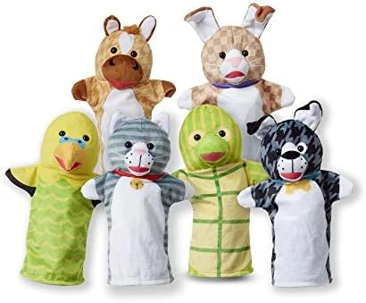 Melissa & Doug Barn Buddies Hand Puppets, Set Of 6 (Cow, Sheep, Horse, Duck, Chicken, Pig) , Multicolor 8 Melissa & Doug Barn Buddies Hand Puppets, Set Of 6 (Cow, Sheep, Horse, Duck, Chicken, Pig) , Multicolor - Image 6