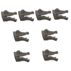 Ibasenice 8 Pcs Dinosaur Puppet Gloves Mini Action Figures Sock Puppets Infant Mittens Finger Puppets Finger Tentacle Puppets Dinosaur Cosplay Supplies Dinosaur Head Toy Biting Finger Game
