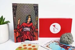 Monica Luve Ask Yourself Tarot Cards – 78-Pcs Tarot Cards With Guide Book And Interpretations – Alternative Tarot Cards For Beginners With Minor And Major Arcana – Original Tarot Illustrations -Folkmanis Toys Shop 41LAChGxuOL