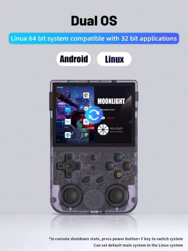 RG353V Handheld Game Console With Dual OS Android 11 And Linux, 3.5" Retro Video Game Console, Support 5G WiFi 4.2 Bluetooth Moonlight Streaming HDMI Output, Built-in 256G SD Card 35000 Games 3 RG353V Handheld Game Console With Dual OS Android 11 And Linux, 3.5" Retro Video Game Console, Support 5G WiFi 4.2 Bluetooth Moonlight Streaming HDMI Output, Built-in 256G SD Card 35000 Games