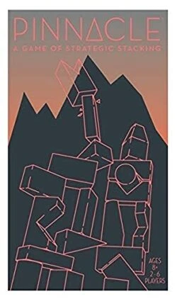 Pinnacle Board Game | Interactive Block Stacking Game | Strategy Game | Party Game | Fun Family Game For Adults And Kids | Ages 8 And Up | 2-6 Players | Average Playtime 15 Minutes | Made By Mixlore