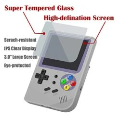 DREAMHAX RG300 Portable Game Console With Open Source System Preload 10000 Games, Handheld Video Games Player With 16G + 32G TF Card 3 Inch IPS Screen, Arcade Retro Games Gifts (Gray) -Folkmanis Toys Shop 41Ll5gyHxiL