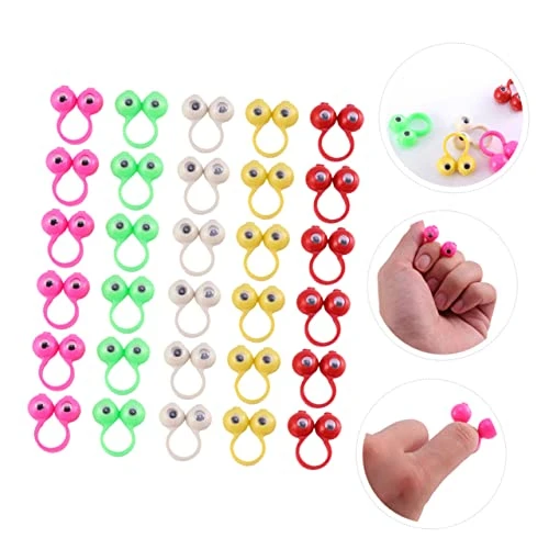 Alasum 350 Pcs Eye Ring Bulk Toys For Kids Puzzle Toy Small Toys For Kids Eyeball Ring Puppet Eye Finger Puppet Finger Game Toy Educational Toy Finger Toy Kids Toy Swing Child Filler 4 Alasum 350 Pcs Eye Ring Bulk Toys For Kids Puzzle Toy Small Toys For Kids Eyeball Ring Puppet Eye Finger Puppet Finger Game Toy Educational Toy Finger Toy Kids Toy Swing Child Filler - Image 2