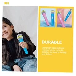 UKCOCO 6 Pcs Microphone Model Speaker Microphone Toys Cosplay Costume Microphone Toys Karaoke Toy Star Clothes Microphone Musical Toys Cosplay Plastic Microphone Party Microphone Toy -Folkmanis Toys Shop 41LulJ6XDQL