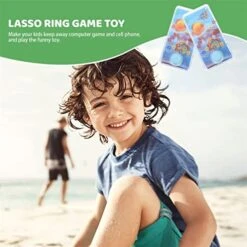 Beach Gift Handheld Water Game Ring Toss: 4pcs Water Ring Game Toy Mini Retro Pastime Toy Road Trip Essentials Kids For Children Adults Nostalgia Gifts -Folkmanis Toys Shop 41M3Y1lB1YL