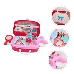 Alasum 1 Set Play House Toy Girls Toys Kids Toys For Girls Kids Educational Toys Little Girl Toy Children Toys Kids Vanity Mirror Set Cosmetic Decorate Child Rosy PVC Kidcraft Playset -Folkmanis Toys Shop 41M6vHPE54L