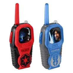 Ekids OBI Wan Kenobi Toy Walkie Talkies For Kids, Light-Up Indoor And Outdoor Toys For Kids And Fans Of Star Wars Toys -Folkmanis Toys Shop 41ME3MZ3YDL