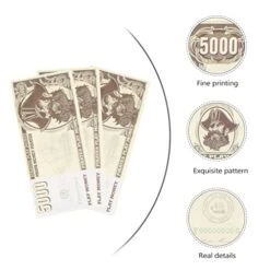 Toyvian 300pcs Props Toys Game Halloween Non- Circulation Currency Kids- Playing Paper Money -Folkmanis Toys Shop 41MEMjImoeL