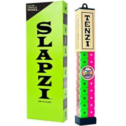 TENZI Dice Party Game And Slapzi Picture Game - A Fun, Fast Frenzy For All Ages - (Colors May Vary)