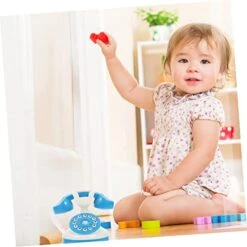 Alasum 5 Pcs Simulated Phone Retro Phone Boys' Accessories Miniatures Kids Toy Telephone Kids Pretend Phone Simulated Telephone Model Children Plaything Fake Telephone Toy Plaything Toy -Folkmanis Toys Shop 41MeeNArNRL