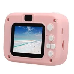 Kids Camera For Boys And Girls, 20MP Dual Cameras Digital Camera For Kids Toy Gift, Supports Intellectual Games, AI Intelligent Face Recognition, Portable Toy For 3 4 5 6 Years (Pink) -Folkmanis Toys Shop 41Mnk0JrYVL