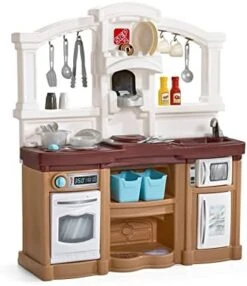 Step2 Fun With Friends Kids Kitchen, Indoor/Outdoor Play Kitchen Set, Toddlers 2 – 10 Years Old, 25 Piece Kitchen Toy Set, Easy To Assemble, Tan -Folkmanis Toys Shop 41N lOWf2L. AC